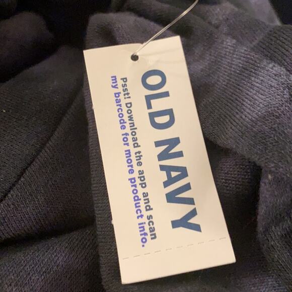 Old Navy black tie dye Loose crew cropped sweatshirt - Picture 9 of 11